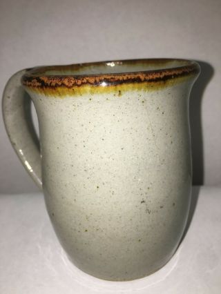 Vintage Hand Crafted Stoneware Blue Brown Tree Coffee Mug 2