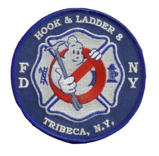 Fdny York City Fire Department Hook And Ladder 8 “ghostbusters” Patch.