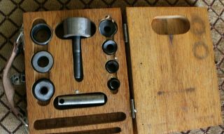 Vintage Lafayette Chassis Punch Set Hd 471 (no.  110 - E) Screw Type
