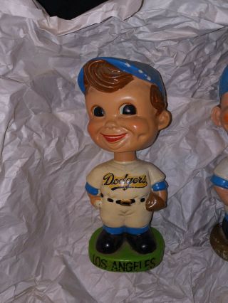 Vintage 1960s Mlb Los Angeles Dodgers Bobblehead Nodder Bobble Head