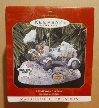 Hallmark Keepsake Christmas Ornament Lunar Rover Vehicle Journeys Into Space