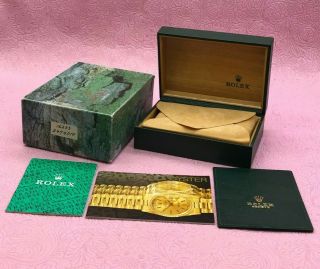 Rolex Datejust Ref.  16233 Vintage Watch Box Case Booklet 68.  00.  01 B4405