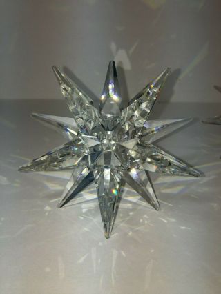 Swarovski | Medium Star Candle Holder | 7600nr143001 Vintage Crystal Taper