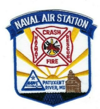 Us Naval Air Station Patuxent River Md Maryland Fire Rescue Dept.  Nawc Patch