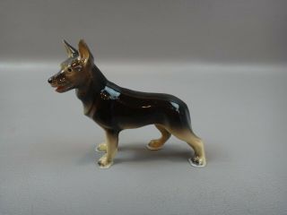 Vintage Hagen Renaker Porcelain German Shepherd Dog Figurine