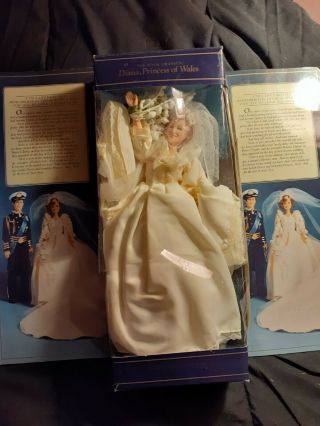 1982 Princess Diana and Prince Charles Goldberger Vintage Royal Wedding Dolls 3