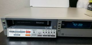 Sony Sl - 2500 Betamax Video Cassette Recorder Vintage Vcrs No Power On