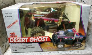 Vintage Exclusive Nikko Desert Ghost Rc Monster Truck 18380 In The Box
