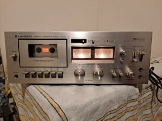 Vintage Kenwood Kx - 1030 3 - Head 2 - Channel Stereo Cassette Deck,