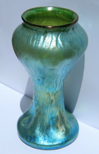 Vintage Antique Art Nouveau Loetz Glass Vase 2