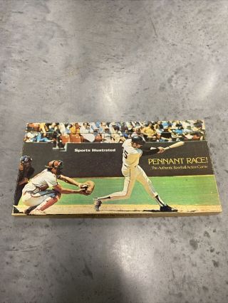 Vintage 1973 Sports Illustrated Pennant Race Baseball Board Game Complete Rare