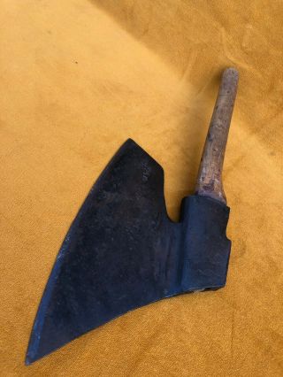 Antique Hand Forged Goose Wing Axe Broad Hewing Vintage Goosewing 13 1/2 