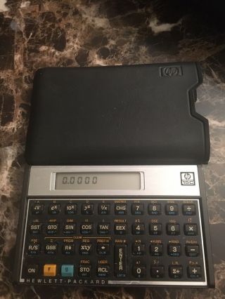 Hp - 15c Programmable Rare Vintage Calculator Perfectly Sleeve