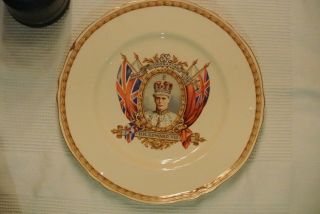 Coronation Of King Edward Viii - May 12,  1937 - 10 Inch Plate