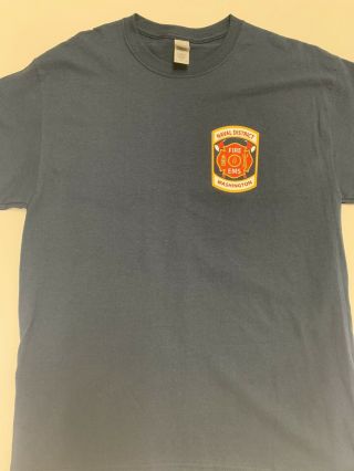 Naval District Washington D.  C.  Fire Department T - Shirt