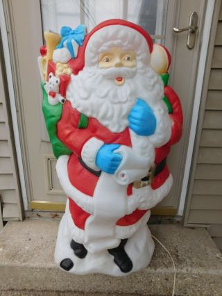 Vintage Large 42 " Santa 