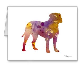 Bullmastiff Note Cards With Envelopes