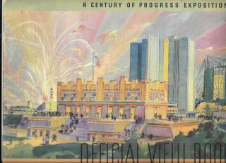 Vintage Worlds Fair Century Of Progress 1933 Official View Book