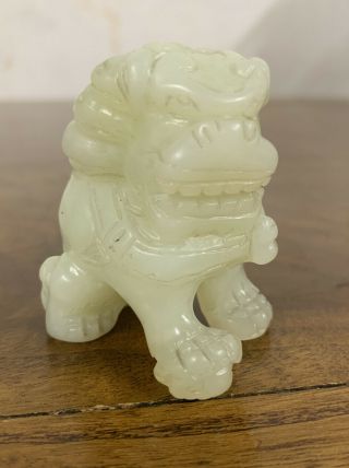 Chinese Jade Figure Of A Dog Or Lion Buddhism Buddhist