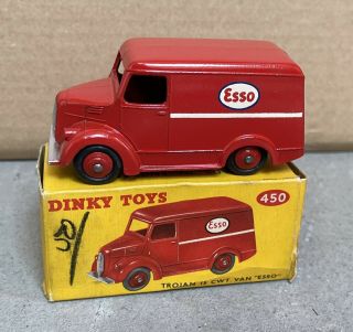 Vintage Dinky Toys No.  450 Trojan Esso Delivery Van