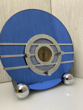 Vintage Crosley Collector Edition Cr37 Sparton Bluebird Mirror Radio/tape Player
