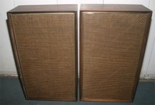 Vintage Pair Silvertone 3 Way Speaker System Model 7429 Jensen Drivers