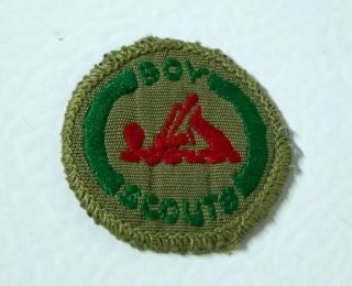 1940s Woodworker Proficiency Uniform Badge Canadian Uk Boy Scouts Of Canada