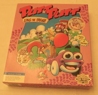 Vintage Putt Putt Joins The Parade 1992 Cd For Mac Humongous Entertainment.