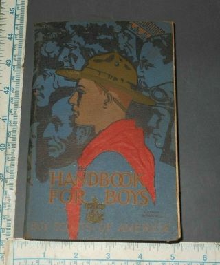 Vintage First Edition 1931 Boy Scout Handbook For Boys Bsa