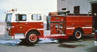 Fire Apparatus Slide,  Engine 9,  San Francisco / Ca,  1973 Ward Lafrance