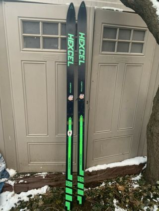 Vintage Hexcel Competition Racing Skis 205cm