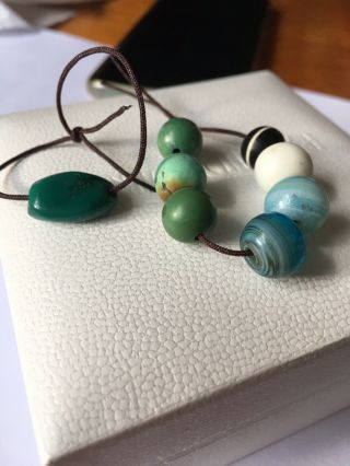 Chinese Tibetan Ancient Turquoise Glass Agate Beads