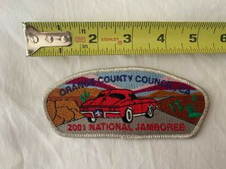 2001 National Jamboree Orange County Council - SET of 7 - Scout Patch BSA 2