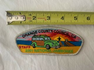 2001 National Jamboree Orange County Council - SET of 7 - Scout Patch BSA 3