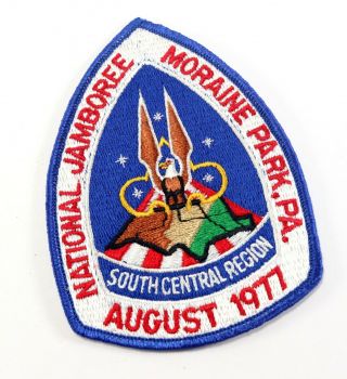 Vtg 1977 National Jamboree South Central Region Boy Scout Of America Bsa Patch