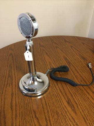 Vintage Astatic Silver K Eagle Mic Microphone Ham Radio 1