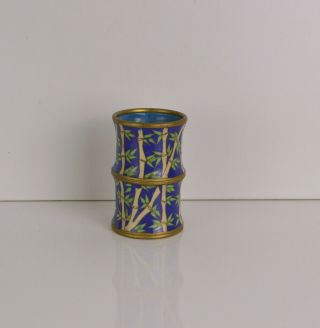 A Small Chinese Cloisonne Brushpot 19th Century