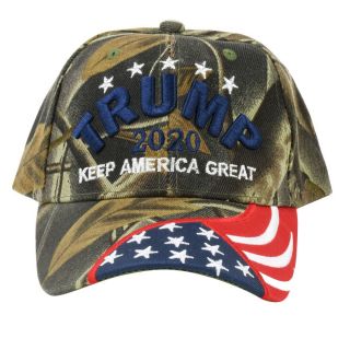 President Donald Trump 2020 Camo Kag Hat Keep America Great Us Flag Usa Cap Gift