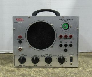 Vintage Eico Model 147a Signal Tracer Audio Stereo Radio W/ Testing Probes