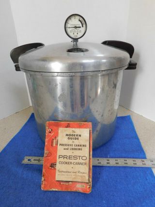 Vintage National Presto 21 Qt Canner Pressure Cooker Model 21 - B
