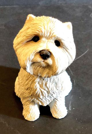 Vintage Sandicast West Highland White Terrier Dog Figurine Sitting M530
