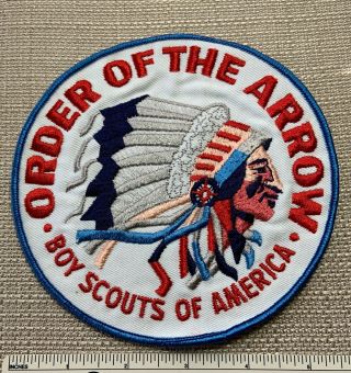 Vintage Order Of The Arrow Boy Scout Jacket Patch Www Indian Chief Bsa Camp Oa