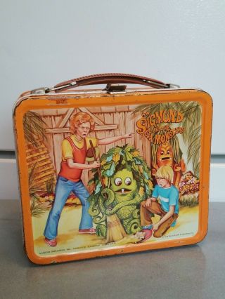 Sigmond And The Sea Monsters Vintage Metal Lunchbox 1974 Sid & Marty Krofft Prod