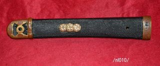 Tsuka For Imperial Japanese Army Officer Saber,  Repair,  Early Showa/nl010/