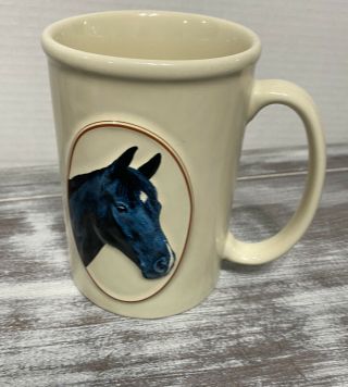 Equine Expressions Coffee Mug Horse 3d Sculpted Emerson Quote Black Beauty