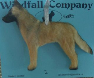Belgian Malinois Dog Soft Plush Christmas Canine Ornament 1 By Wc