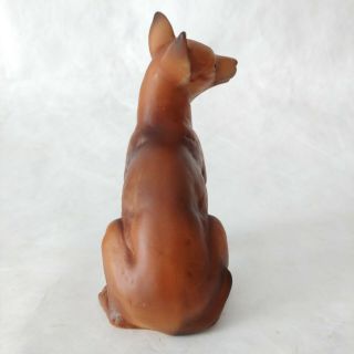 Chihuahua Dog Figurine Porcelain Vintage Brown Japan Sitting 4 - 3/4 