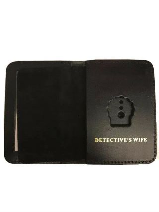 York City Detective Wife Mini Shield Wallet And Id Card.