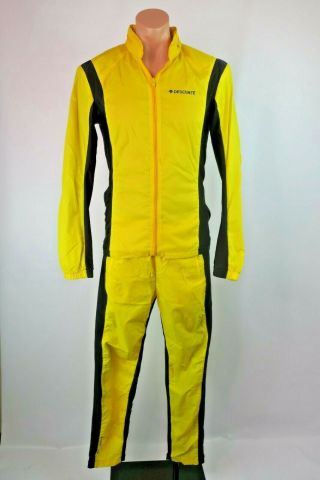 Descente Vtg Japan Cycling Skiing Light Rain Jacket Pant Suit 2pc Waterproof M