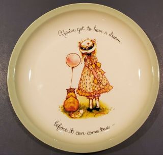 Vintage Holly Hobbie Collector Plate 1972 " You 